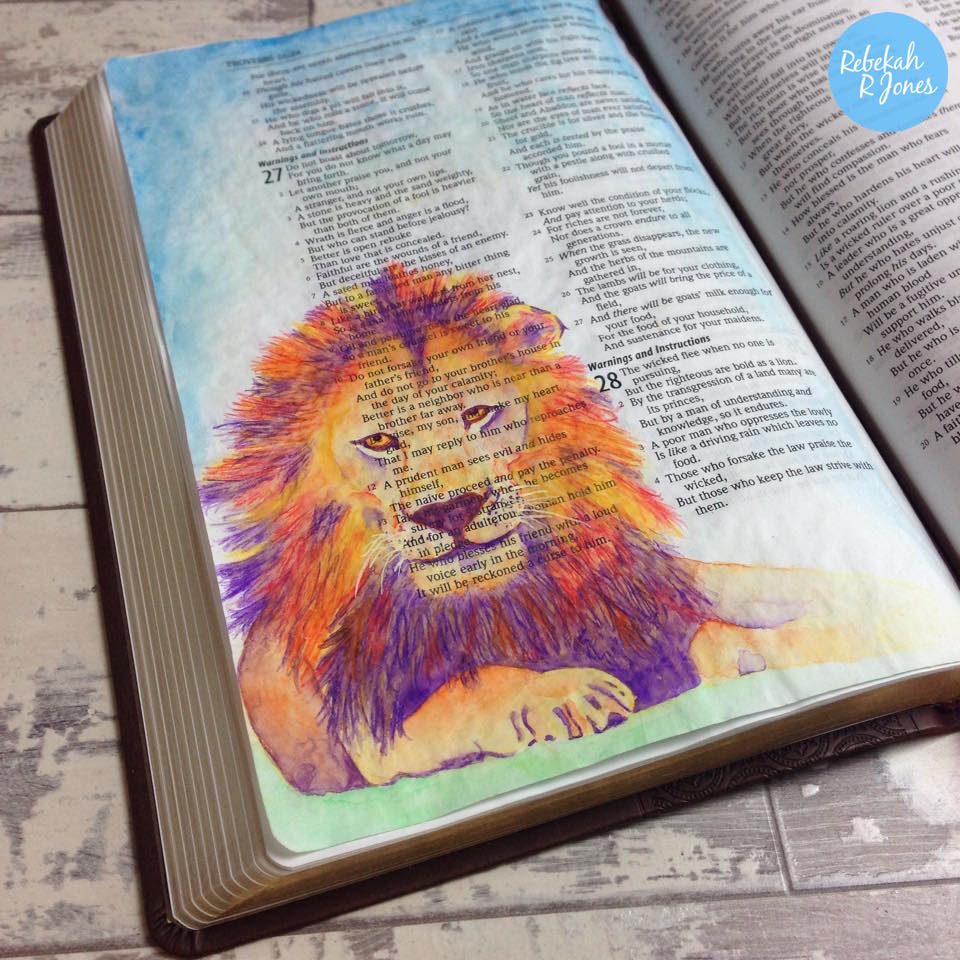 Bible Art Journaling Because God Is Creative